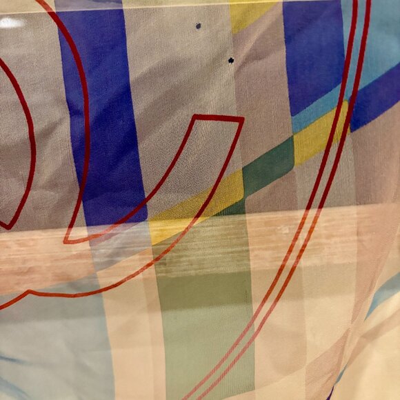 CHANEL Multicolor Plaid Scarf - Picture 5 of 5